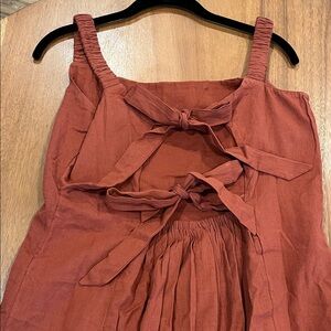 free people Sleeveless Dress with Bow Details nwot